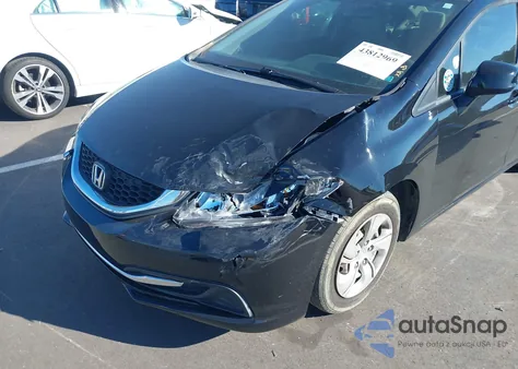 2013 Honda Civic Lx from USA, damaged, VIN 19XFB2F52DE015583